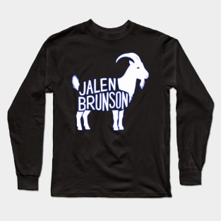 Jalen Brunson GOAT Long Sleeve T-Shirt